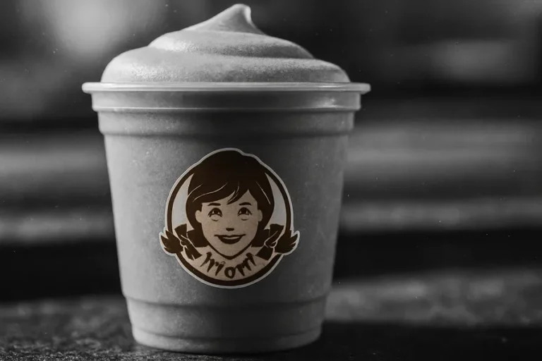Wendy's branded frosty cup